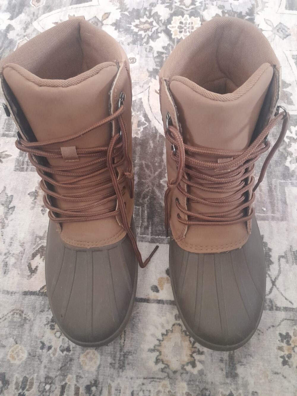 Goodfellow & Co Men's Duck Winter Boots textile upper size 9